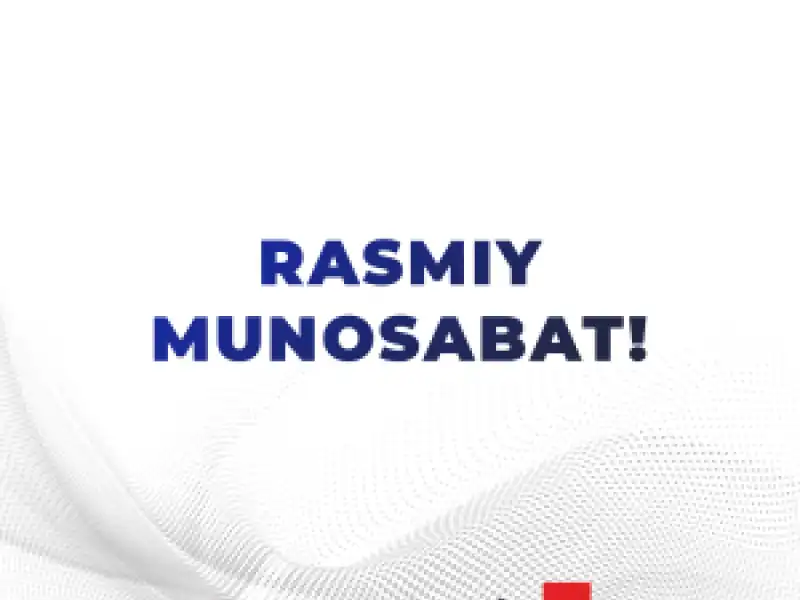 Rasmiy munosabat!