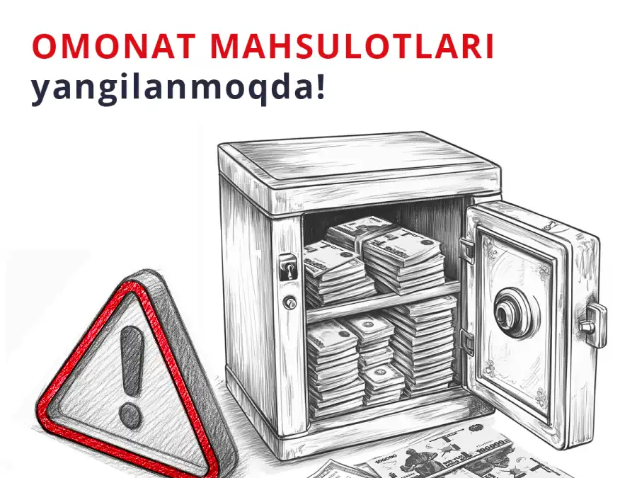 Omonatlar mahsulotlari yangilanmoqda!